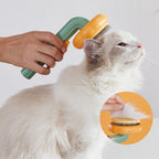 Retractable Pumpkin Pet Grooming Brush