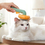 Retractable Pumpkin Pet Grooming Brush