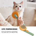 Retractable Pumpkin Pet Grooming Brush